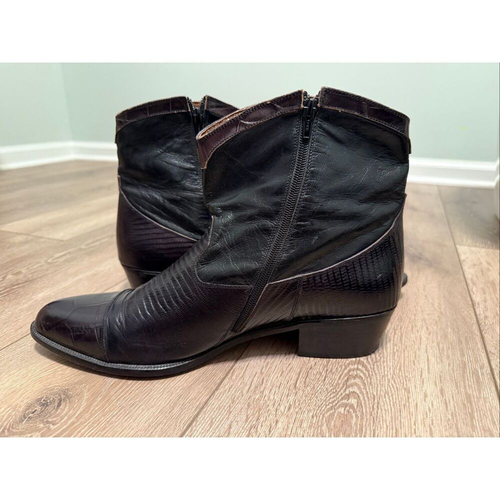 Code West Men's Size 14 Pointed Toe Short Cowboy … - image 6